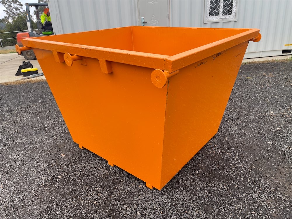 2 m³ Heavy-Duty Steel Skip Bin