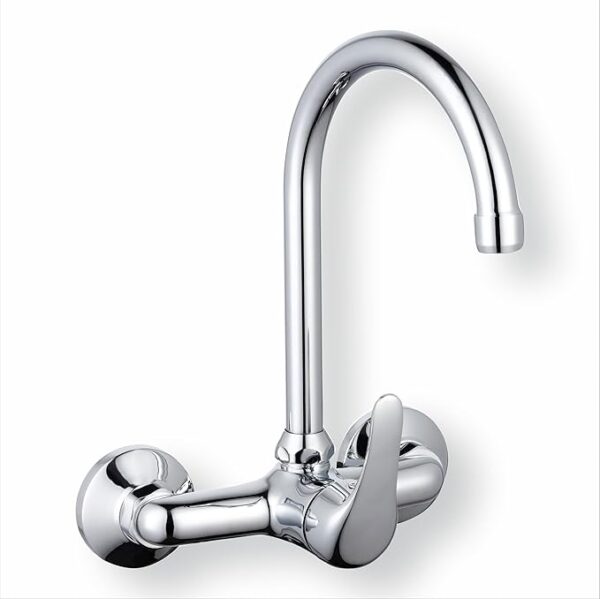 Infini.T Bamboo Wall-Mount Sink Mixer