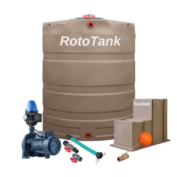 Buy 2500L Vertical Green Water Tank