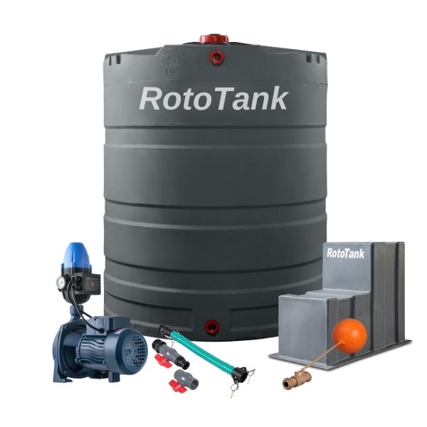 Buy 2500L Vertical Green Water Tank